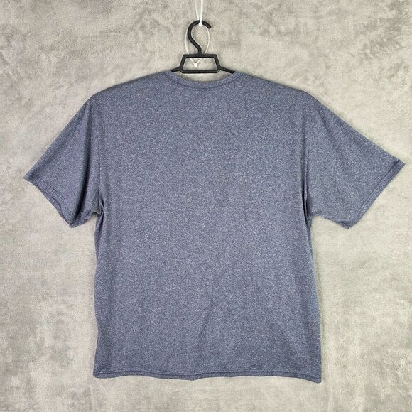 Womens A4 Heather Gray Athletic T Shirt Short Sleeve Crew Neck Polyester Size XL - Picture 4 of 7